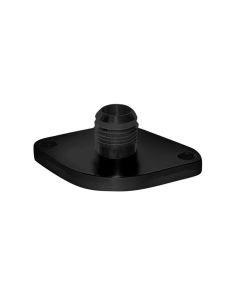  -12an Male Water Neck w/O-Ring - Black MEZIERE WN0912S