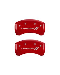 11-   Charger Caliper Covers Red MGP CALIPER COVER 12181SCH1RD
