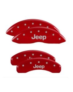 11-   Grand Cherokee Caliper Covers Red MGP CALIPER COVER 42020SJEPRD