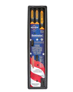3 Pc Orange Dominator Curved Pry Bar Set MAYHEW STEEL PRODUCTS 14071OR