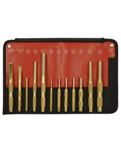 12 Piece Brass  Punch & Scraper Metric Set MAYHEW STEEL PRODUCTS 61397