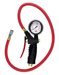 Pro Analog Pistol Grip 230PSI Inflator Gauge  36" Hose MILTON 572A