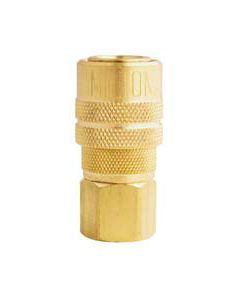 1/4 x 1/4 Female NPT M Style Air Coupler   MILTON 715S