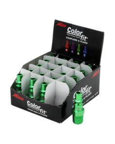 1/4" NPTM Plug ColorFit A Style Green MILTON 777AC **(EACH)**