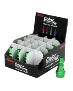 1/4" NPTF Plug ColorFit A Style Green MILTON 778AC (each)