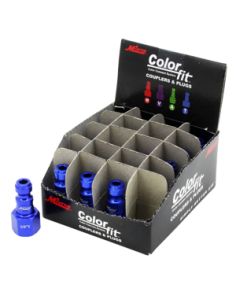 1/4" NPTF Plug ColorFit T Style Blue MILTON 784TC 20