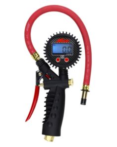 Pro Digital Pistol Grip 255PSI Inflator Gauge  Straight Chuck MILTON S 574D