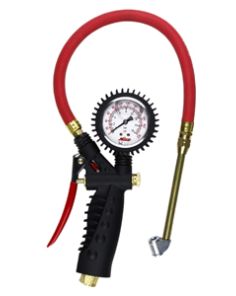 Pro Analog Pistol Grip 230 PSI Inflator Gauge  Dual Head MILTON S-576A