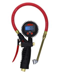 Pro Digital Pistol Grip 255 PSI Inflator Gauge  Dual Head MILTON S-576D