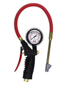 Pro Analog Pistol Grip 230PSI Inflator Gauge  Straight Foot MILTON S-577A