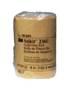 GOLD DISC ROLLS STIKIT P120G 6IN 125/ROLL