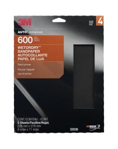 PAPER SHEETS-WETORDRY 9"X 11" P600 5/PK 10PK/CS