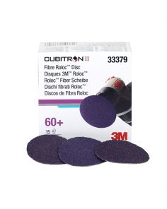 CUBITRON II FIBRE ROLOC DISC 2" 60+ 15/BX, 6BX/CS