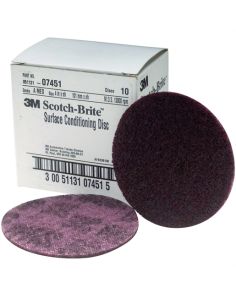 VELCRO MEDIUM 4IN MAROON 10BX 