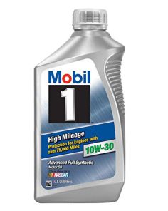 10w30 High Mileage Oil 1 Qt MOBIL 1 MOB103535-1