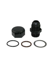 MOROSO 22627 Positive Seal Vented Fitting 8an - Black