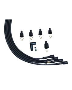 MOROSO 51004 Ultra Plug Wire Set Universal 4-Cyl Black