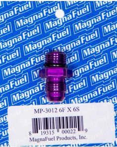 #6an to #6an Male Port Fitting MAGNAFUEL/MAGNAFLOW FUEL SYSTEMS MP-3012