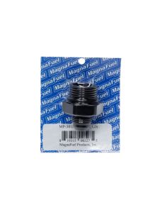 #8 to #12 O-Ring Male Adapter Fitting Black MAGNAFUEL/MAGNAFLOW FUEL SYSTEMS MP-3018-BLK