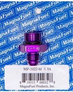 #6an Flare to #8an Port Fitting - Straight MAGNAFUEL/MAGNAFLOW FUEL SYSTEMS MP-3022