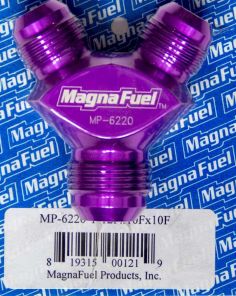 Y-Fitting - 1 #12an & 2 #10an MAGNAFUEL/MAGNAFLOW FUEL SYSTEMS MP-6220