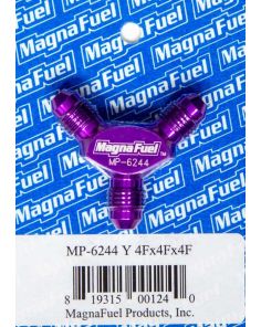 Y-Fitting - 3 #4 Male  MAGNAFUEL/MAGNAFLOW FUEL SYSTEMS MP-6244