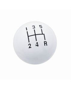 Classic Shifter Knob 5 Speed White MR. GASKET 9619
