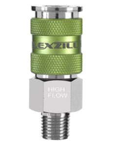 Legacy Manuf A53426FZ High Flow Coupler 1/4" Body 1/4" MNPT Flexzilla