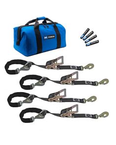 4 Tie Down/Axle Strap Combo Twisted Hook MACS CUSTOM TIE-DOWNS 511108
