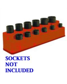 SOC HOL 3/8 IMP RKT RED MAG BASE Mechanics Time Saver 1387