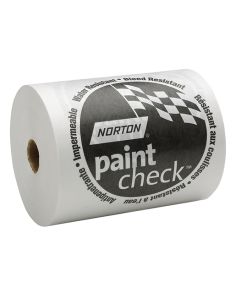 18" x 750' White Polycoated Masking Paper Norton Abrasives 63642500404