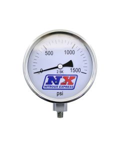 Nitrous Pressure Gauge 4in Dia High Accuracy NITROUS EXPRESS 15540
