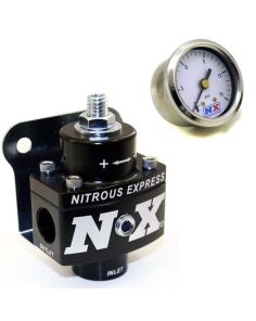Fuel Pressure Regulator Non-Bypass w/Gauge NITROUS EXPRESS 15952