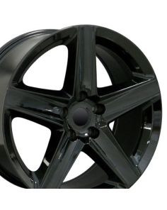 20" Replica Wheel JP06 Fits Jeep Grand Cherokee Rim 20x9 Black Wheel