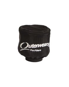 Pre-Filter Water Repel Black 3.5in Dia x 6in Ta OUTERWEARS 20-1010-01