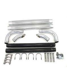 Chrome Side Pipes - 50in  PATRIOT EXHAUST H1050