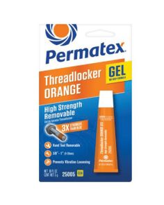 Threadlocker High Streng th Orange 5 Gram Tube PERMATEX 25005