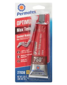 Optimum Red Max Temperature 3.35oz Tube PERMATEX 27038