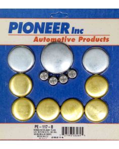 AMC V8 Freeze Plug Kit - Brass PIONEER PE-117-B