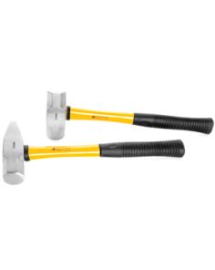 3lb Cross Pein & 3lb Sledge Hammer 14.4" Fiberglass Handle WILMAR M7040B
