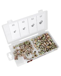 120 Pc SAE Threaded Rivet Assortment WILMAR W5251