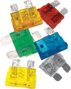 120 Piece Fuse Assortment ATC Fuse Sizes WILMAR W5368
