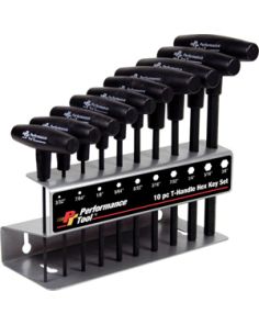 10pc SAE T-Handle Hex Key Set  WILMAR W80274