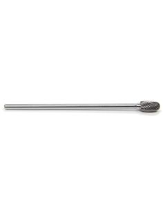 Carbide Burr - Dbl Cut Solid 1/2 Oval w/6in Shk POWERHOUSE POW355606