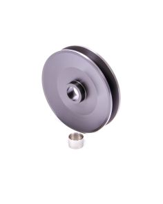 4in Dia Deep V-Belt Alt Pulley Billet Aluminum POWERMASTER 182