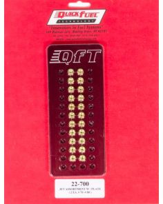 Jet Assortment Kit - #70 to #80 QUICK FUEL TECHNOLOGY 22-700QFT