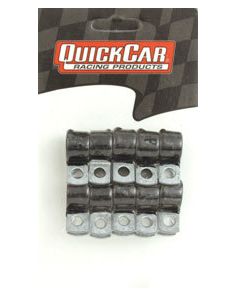 Alum Line Clamps 1/4in 10pk QUICKCAR RACING PRODUCTS 66-850