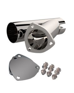 3.00 Inch Stainless Stee l Exhaust Cutout QUICK TIME PERFORMANCE 10300