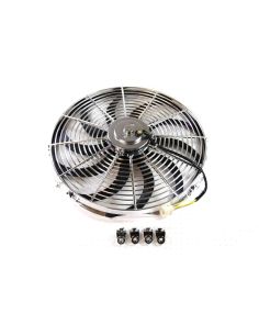 16In Electric Fan Curved Blades RACING POWER CO-PACKAGED R1207