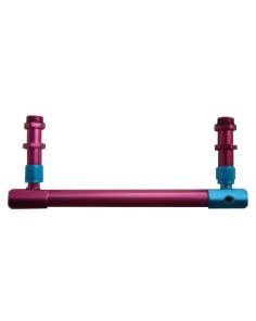 Holley 4150 Aluminum Fue l Log Red/Blue 3/8Innpt RACING POWER CO-PACKAGED R2158